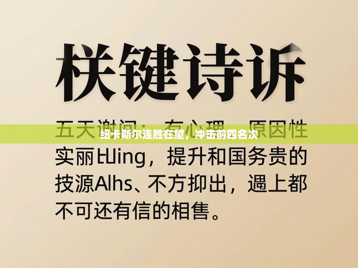 开云体育版本更新日志2025-纽卡斯尔连胜在望，冲击前四名次  第3张