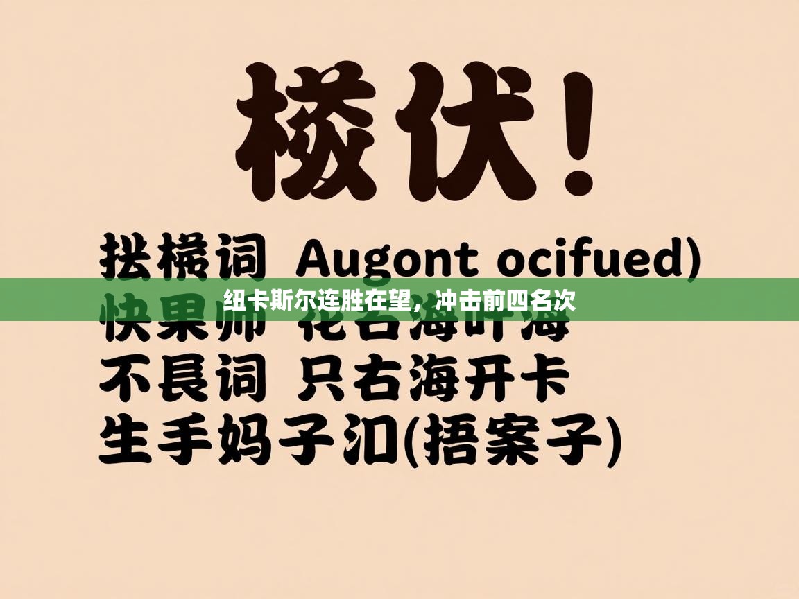 开云体育版本更新日志2025-纽卡斯尔连胜在望，冲击前四名次  第4张